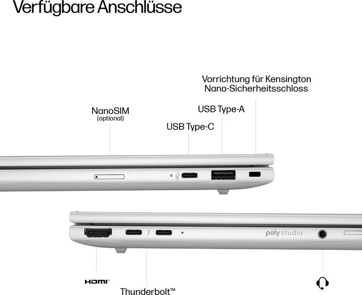 Produktbild HP EliteBook 8 G1a AMD Ryzen AI 7 350 40,64cm 16Zoll WUXGA 64GB 1TB/SSD W11P SmartBuy 3J Gar (DE) (16", AMD Ryzen AI 7 350, 64 GB, 1000 GB, DE)