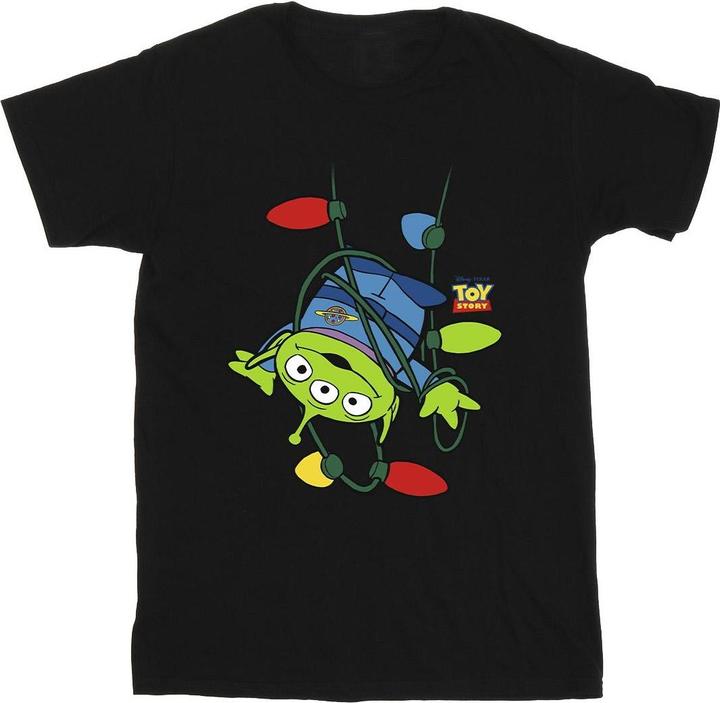 Disney Toy Story Christmas Lights Aliens TShirt Jungen