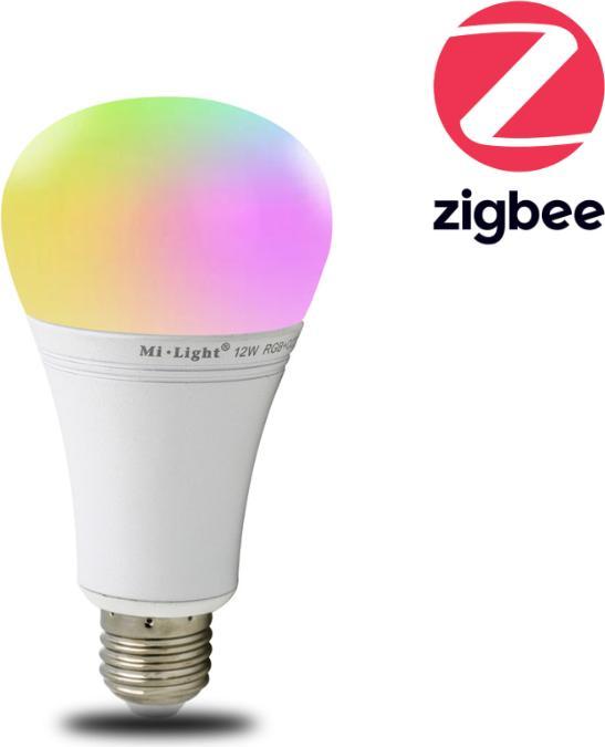 Milight Zigbee 3.0 LED Birne RGB+KW/WW 12W (E27, 12 W, 1300 lm, 1 x, F)