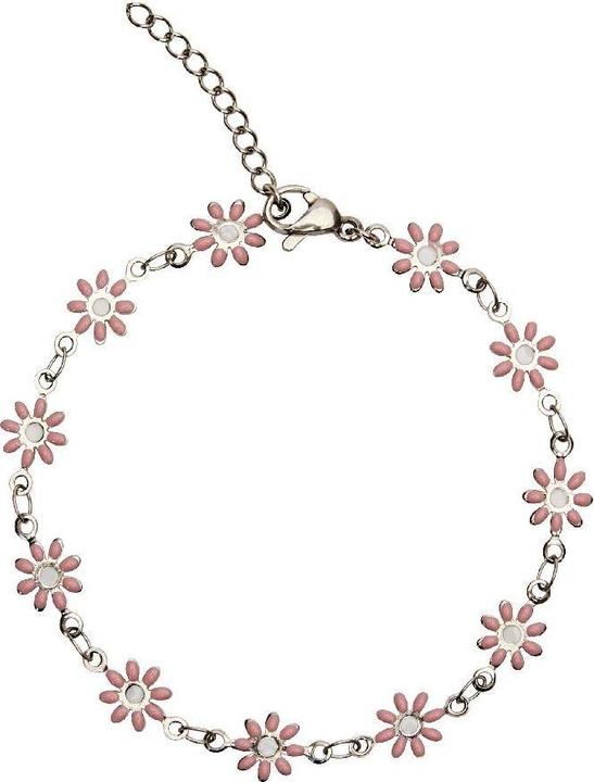 HCA Armband - "Flower Power" - Blüte - Edelstahl (17 cm, Edelstahl)