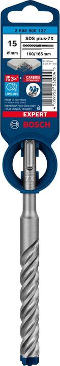 Produktbild Bosch Professional Zubehör EXPERT SDS plus-7X Hammerbohrer, 15 x 100 x 165 mm (15.0 Millimeter)