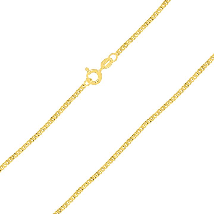 Immagine prodotto Candy Catena blindata 2,1 mm Kari, argento 925, placcata oro (Argento 925, Placcato oro 18k)