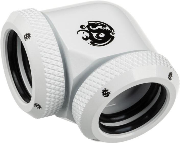 Actual product image Bitspower Adapter 90 degree 16mm AD hardtube to 16mm AD hardtube