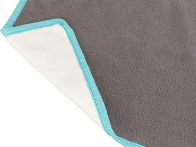 Actual product image Trixie Fleece Deken Uitloopruimtes En Knaagdierkooi Grijs / Turquoise