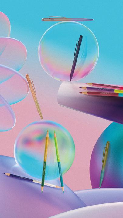 Actual product image Caran d'Ache Claim Your Style Bicolour special edition (Multicoloured, 6 x)