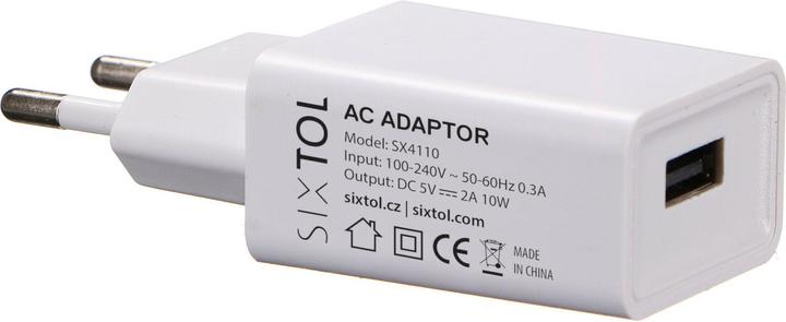 Actual product image Sixtol USB CHARGER Universal Power Supply, 5V/2A, for Diamond Car, Bloom and Flower Diffusers