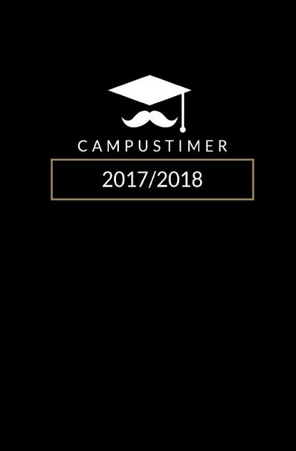 Image du produit Campustimer Noir - A5 Semesterplaner - Calendrier étudiant 2017/2018 (Calendrier, Uni Planner) (A5, Allemand)
