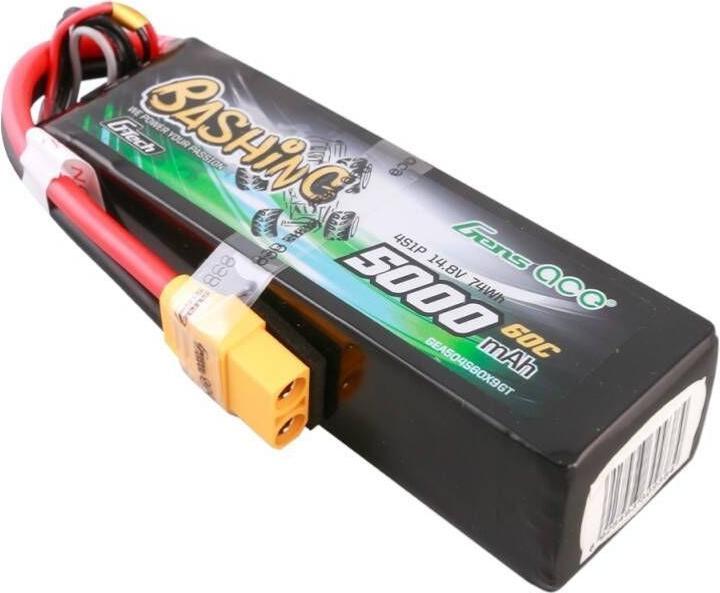 Image du produit Gens Ace G-Tech 5000mAh 14.8V 4S1P 60C Lipo Battery Pack with XT90 Plug-Bashing Series (14.80 V, 5000 mAh)