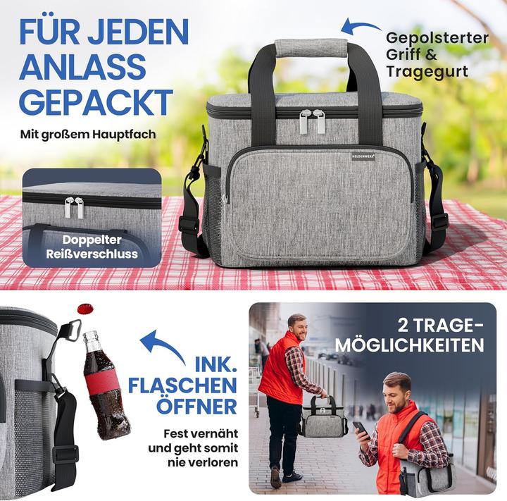 Immagine prodotto Heldenwerk Faltbare isolierte Kühlbox (20 l)