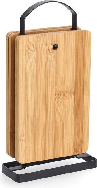 Zeller Present Board stand set, 5-piece, bamboo/metal