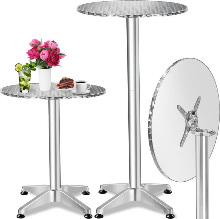 Image du produit tectake Tables de bistrot (Ø 60 x 114 cm)