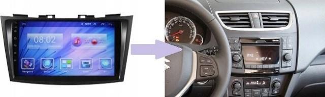 Produktbild No Name RADIO GPS NAVIGATION SUZUKI SWIFT 2010-2017 ANDROID (9")