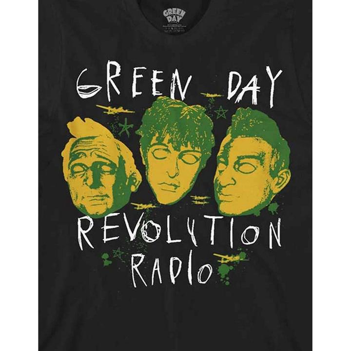 Actual product image Green Day Scribble Mask TShirt (L)