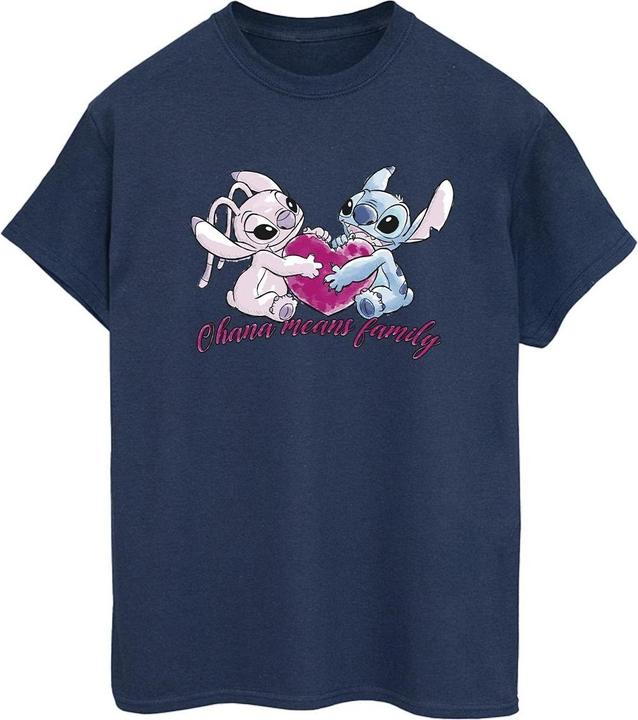 Disney Lilo And Stitch Ohana Heart With Angel TShirt (3XL)
