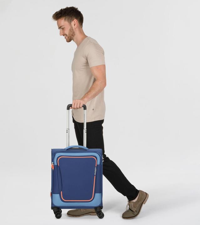 Actual product image American Tourister Case & Trolley Pulsonic Spinner 55 EXP (35 l, Hand luggage (up to 50 litres))