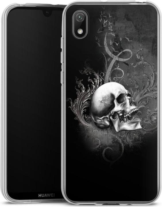 Produktbild DeinDesign Silikon Hülle für Huawei Y5 (2019) Handyhülle Case Smartphone Schutzhülle Gothic Schädel (Huawei Y5 (2019))