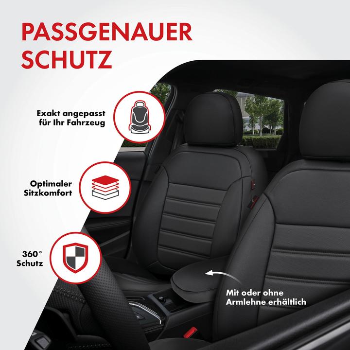 Produktbild Walser Sitzbezug für Dacia Duster (HS) 04/2010-01/2018, 2 Einzelsitzbezüge
