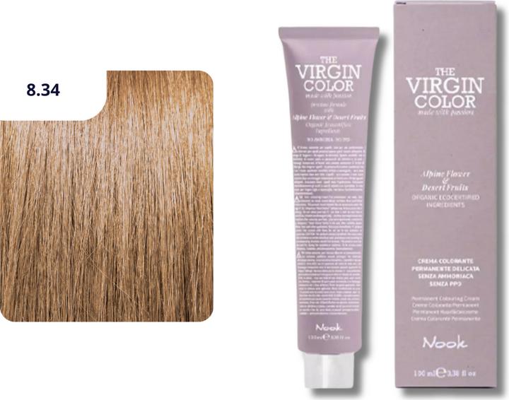 Image du produit Nook Couleur de cheveux Virgin Color (8.34 - blond clair cuivré doré)