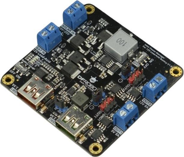 Produktbild DFRobot Solarstrom Manager für 12V Bleibatterien
