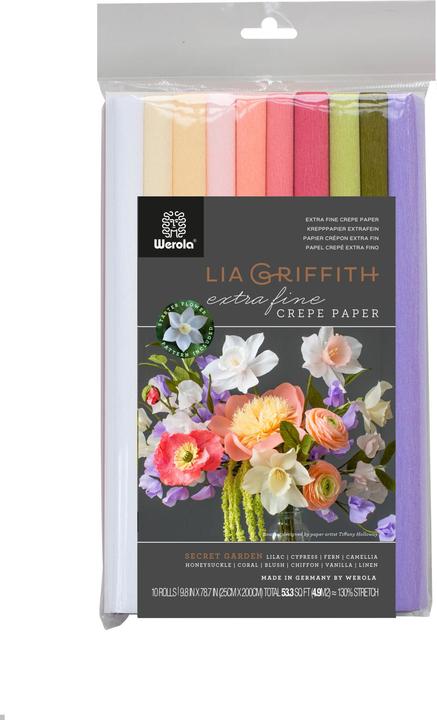 Werola Crêpe extra fine 25x200 cm Giardino Segreto (10 x)