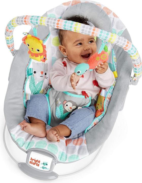 Image du produit Bright Starts Transat vibrant pour bébé, Whimsical Wild