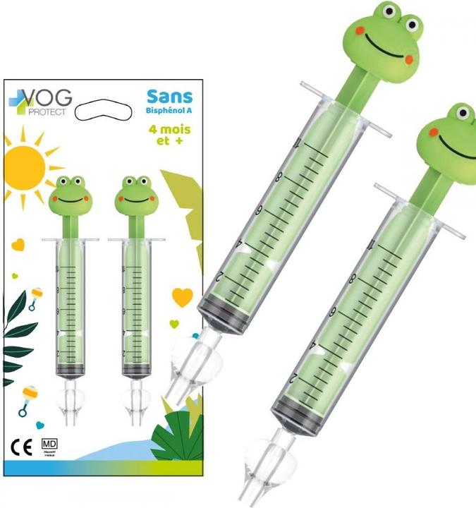 Actual product image Vog Protect Baby Frog Fly syringes x2