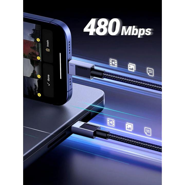 Immagine prodotto Ugreen USB Tipo C - USB Tipo C (0.50 m, USB 2.0, 100 W)