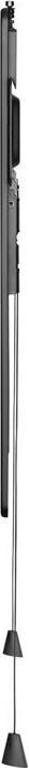 Image du produit Deltaco ARM-0151 Support TV (70") Noir (Mur, 70", 35 kg)