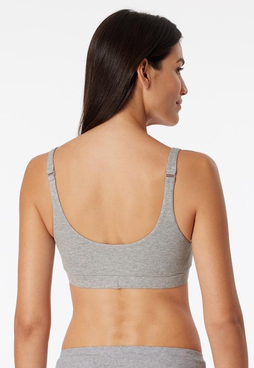 Actual product image Schiesser Pure Rib Bustier (Single pack, 38 A)