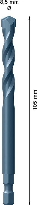 Image du produit Bosch Professional Zubehör Foret de centrage EXPERT Change Plus 1 pc. (8.5 millimètres)