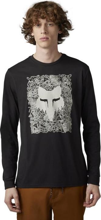 Fox Tee 23 Auxlry Ls Tech Blk XL (XL)