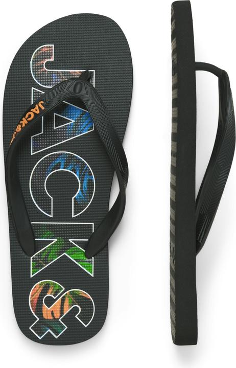Actual product image Jack & Jones Jfwlogo Palm Print Flip Flop (42, 43)