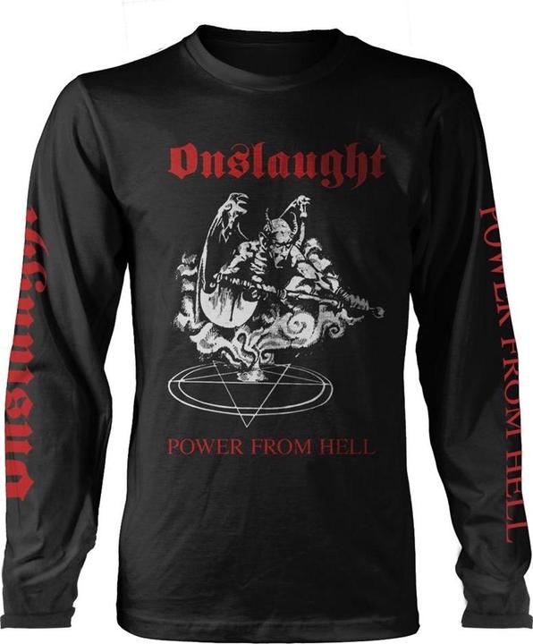 Onslaught Power From Hell TShirt Langärmlig
