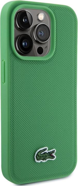 Produktbild Lacoste Etui Iconic Petit Pique Crossbody Cord MagSafe do iPhone 15 Pro zielony