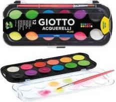Image du produit Giotto Acquerelli Fluo Farben 12 Farben (Couleurs mélangées)