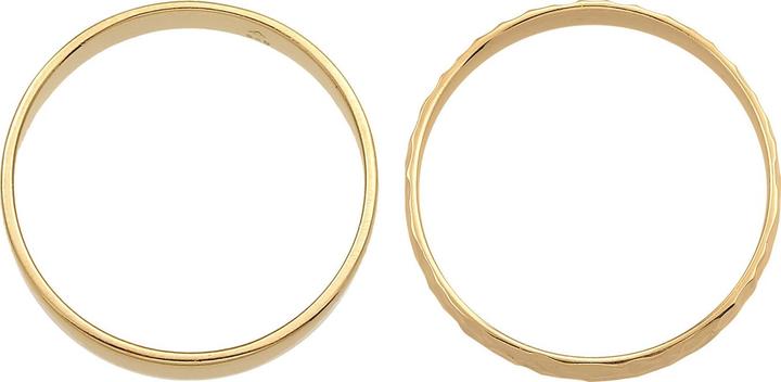 Actual product image Kuzzoi Band Ring, Ring Set (64, 925 Silver)