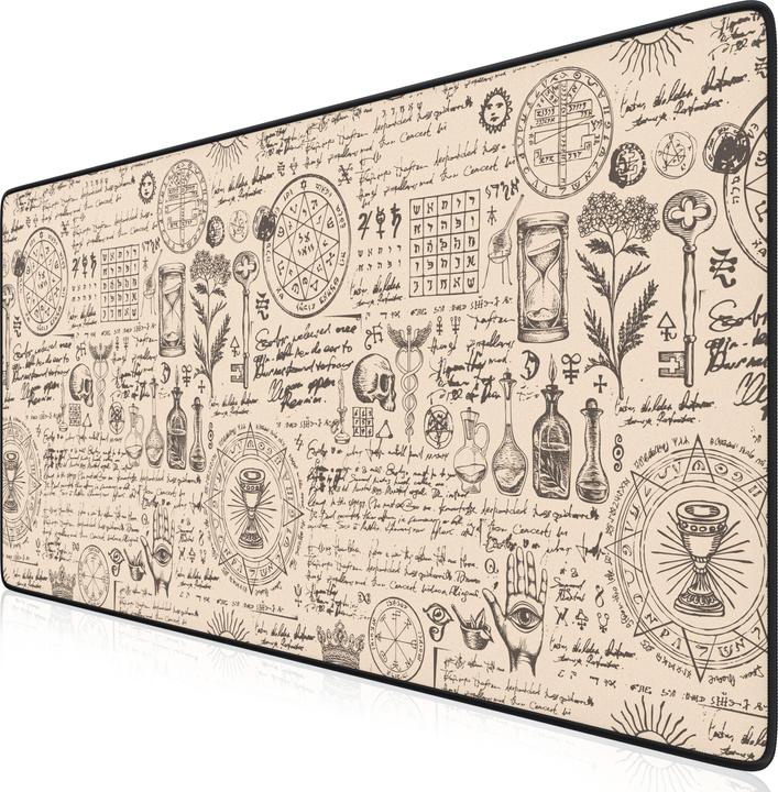 Actual product image Titanwolf Gaming mouse pad, 900 x 400mm XXL mouse mat, improves precision & speed, Alchemy (XXL)