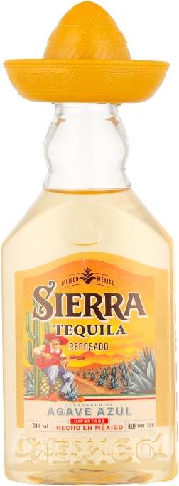 Sierra Tequila Tequila Sierra Reposado dal Messico 38% Vol. 0,05l (1 x 5 cl)