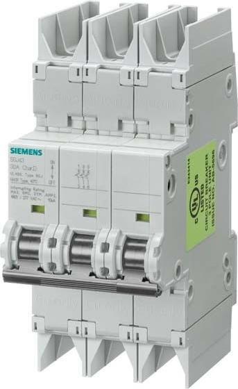 Actual product image Siemens SIEM 5SJ4332-7HG42 Miniature circuit breaker 10kA 3p C 32A