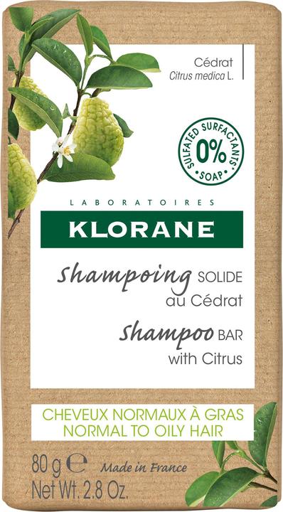 Klorane Festes Shampoo mit Zedrat (80 ml, Festes Shampoo)
