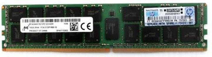 Actual product image HPE 16GB Dual Rank x4 DDR4-2133 (1 x 16GB, 2133 MHz, DDR4-RAM, DIMM)