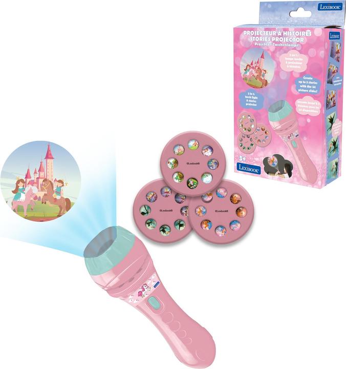 Image du produit Lexibook Unicorn Stories Projecteur et lampe torche - (LTC050UNI)