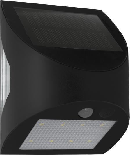 Produktbild Century Arcadia Max Solar LED-Wandleuchte schwarz (300 lm, IP65)