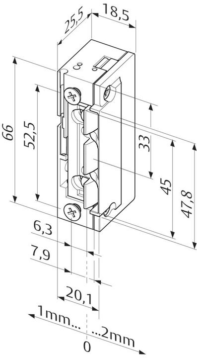 Immagine prodotto effeff Incontro elettrico 118.13 ProFix 2 (Interno)