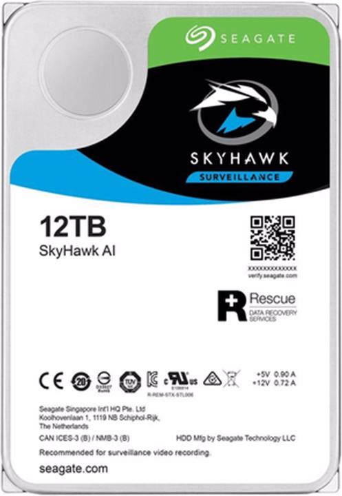 Actual product image Seagate SkyHawk AI (12 TB, 3.5")