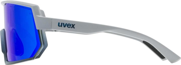 Actual product image Uvex Sports sportstyle 235 (Rhino deep space mat, Mirror Blue)