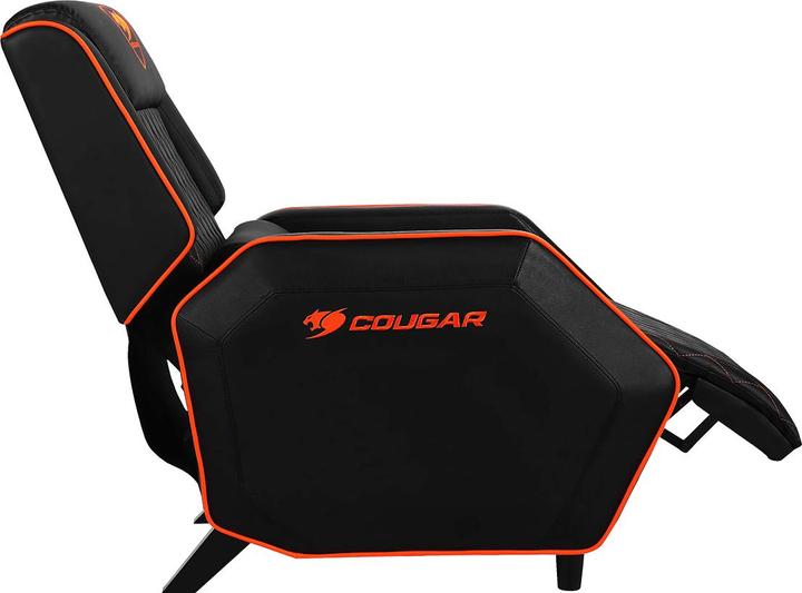 Image du produit Cougar Gaming Sofa Ranger, Fauteuil de jeu, 160 kg, Siège à ceinture rembourrée, Universel, Noir, Polyvi