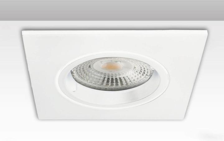 Immagine prodotto Isoled Telaio di montaggio rettangolare, foro di 68 mm, bianco, per faretti GU10/MR16