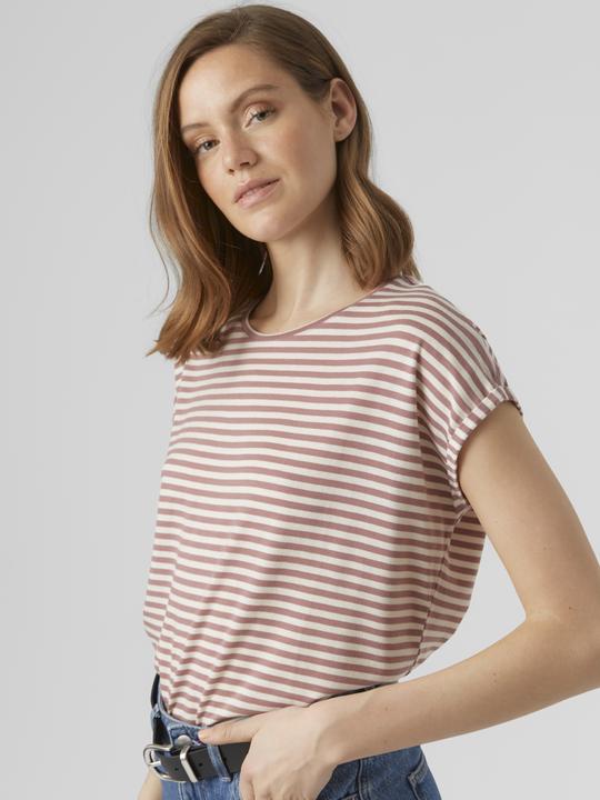 Actual product image Vero Moda Vmava Ss Top Stripe Ga Jrs Noos (XS)