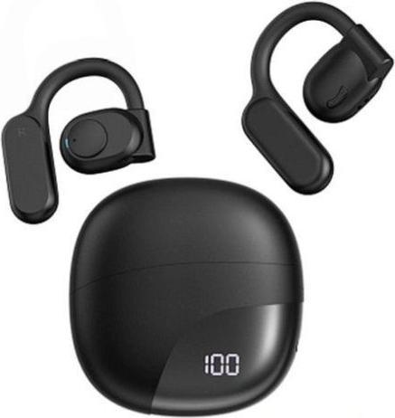 Actual product image Wiwu Wireless charger - Open Wearable Stereo (OWS) Openbuds T20 - black (12 h, Wireless)